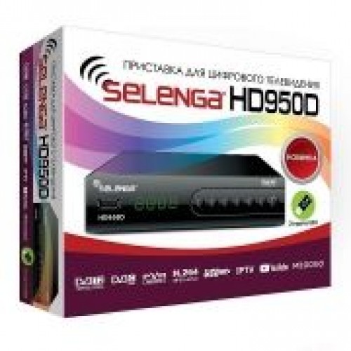 Цифровой телевизионный ресивер DVB-T2 SELENGA HD950D (3411)