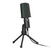 Микрофон Ritmix RDM-126 Black-Green, конденсаторный, подставка