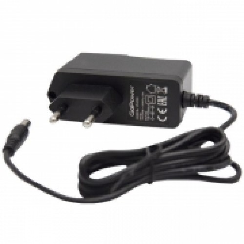 Адаптер питания GoPower 12В/2А для ресиверов Триколор ТВ и НТВ+, штекер 5,5х2,5/12мм (+)