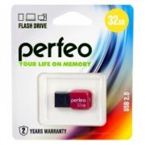 32Gb Perfeo M02 Black USB 2.0 (PF-M02B032)