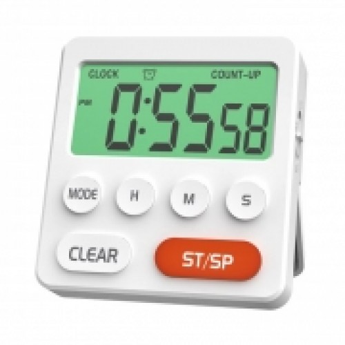 Часы будильник Ritmix CAT-055, таймер, секундомер, подставка, магнит