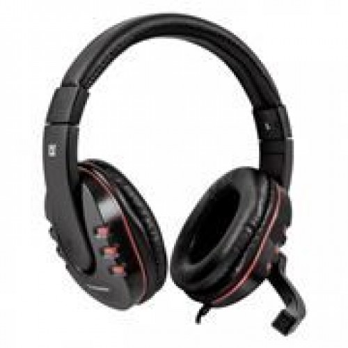 Гарнитура Defender G-160 Warhead, игровая, черно-красная (64113)