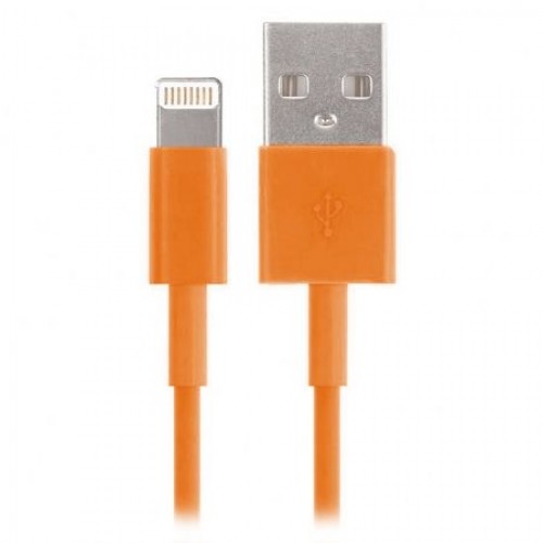 Кабель USB 2.0 Am=>Apple 8 pin Lightning, 1.2 м, оранжевый, Smartbuy (iK-512c orange)
