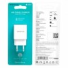 Зарядное устройство Borofone BA20A, 2.1А USB, белое