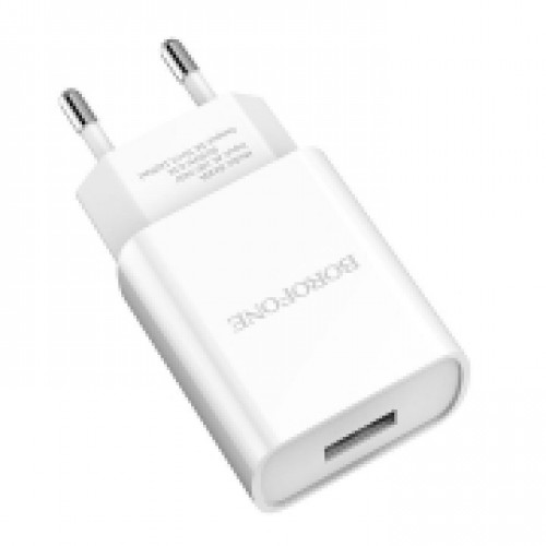 Зарядное устройство Borofone BA20A, 2.1А USB, белое