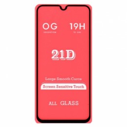 Защитное стекло для экрана Samsung Galaxy M01 Black, Full Screen&Glue, Perfeo (PF_B4800)