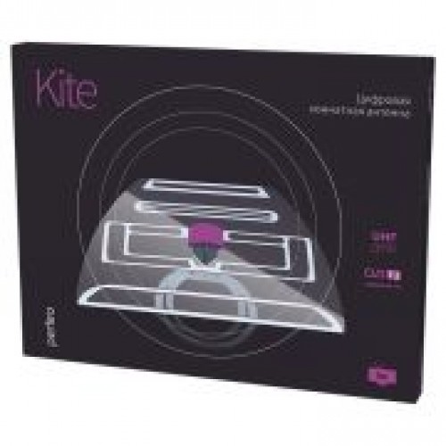 Антенна комнатная для ТВ, UHF, DVB-T2, активная, Perfeo KITE (PF_A4210)