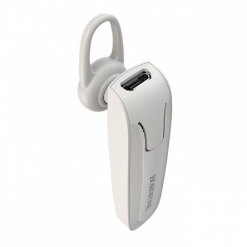 Гарнитура Bluetooth Borofone BC21 Encourage Sound Business, вставная, моно, белая