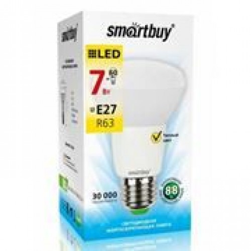 Светодиодная (LED) лампа Smartbuy R63 07W/3000/E27 (SBL-R63-07-30K-E27-A)