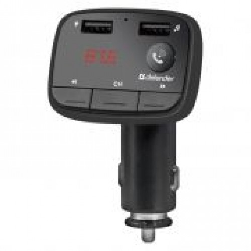 Автомобильный FM-трансмиттер Defender RT-Multy BT/HF, Bluetooth, USB 2.1A (68009)
