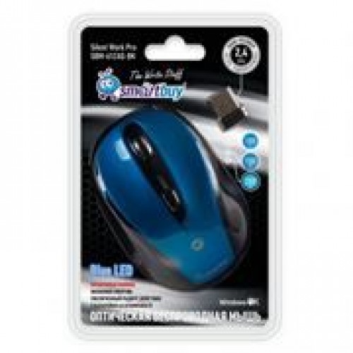 Мышь беспроводная Smartbuy 612AG Blue/Black с бесшумными кнопками USB (SBM-612AG-BK)