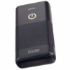 Зарядное устройство Perfeo Powerbank, 20000 мА/ч, 2.1A 2xUSB, черное (PF_B4298)