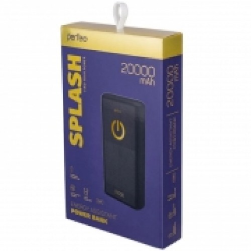 Зарядное устройство Perfeo Powerbank, 20000 мА/ч, 2.1A 2xUSB, черное (PF_B4298)