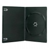BOX 1 DVD Slim 7mm, черный, глянцевая пленка (коробочка на 1 DVD)