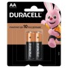 Батарейка AA Duracell LR6-2BL, 2 шт, блистер (MN1500)