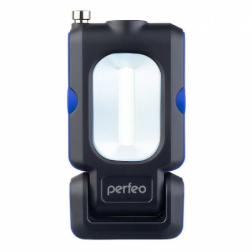 Фонарь Perfeo Spark PL-602, 1W LED + 3W COB, телескоп. магнит, 3xAAA, синий (PF_B4160)