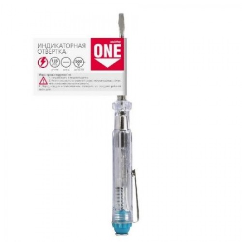 Отвертка индикаторная 135 мм, до 500В, Smartbuy (SBT-SCT-T135P1)