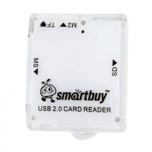 Карт-ридер внешний USB Smartbuy SBR-713-W White