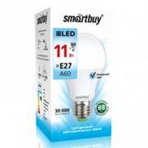 Светодиодная (LED) лампа Smartbuy A60 11W/4000/E27 (SBL-A60-11-40K-E27-A)