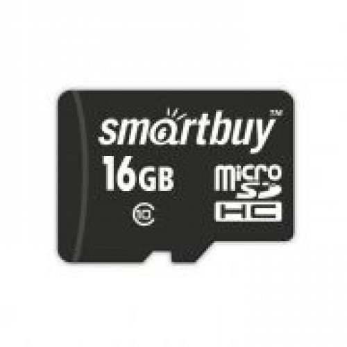 Карта памяти Micro SDHC 16Gb Smartbuy Class 10 без адаптера (SB16GBSDCL10-00LE)