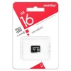 Карта памяти Micro SDHC 16Gb Smartbuy Class 10 без адаптера (SB16GBSDCL10-00LE)