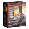 Гарнитура Defender G-370 Warhead, игровая, подсветка, чёрно-красная (64037)