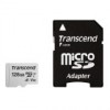 Карта памяти Micro SDXC 128Gb Transcend 300S Class 10 UHS-I U3, 100/40 Мб/c + адаптер SD