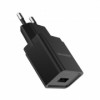 Зарядное устройство Borofone BA19A, 1А USB, черное