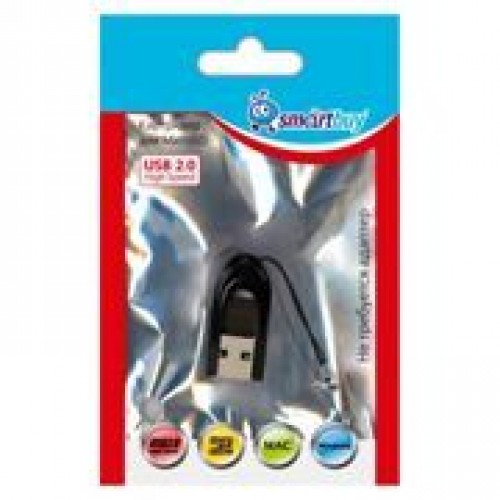 Карт-ридер внешний USB Smartbuy SBR-710-K Black, microSD