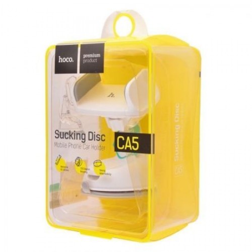 Держатель автомобильный на присоске для моб. устройств, серый, Hoco CA5