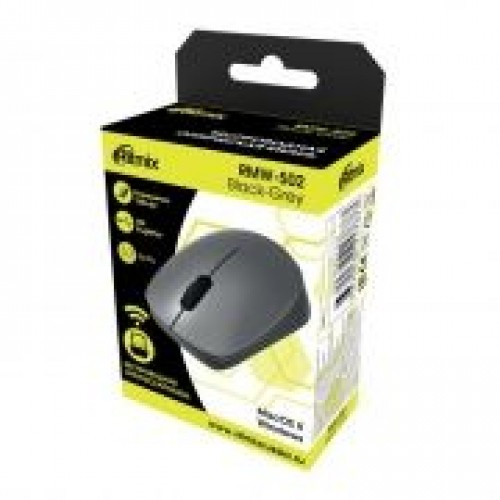 Мышь беспроводная Ritmix RMW-502 Grey USB