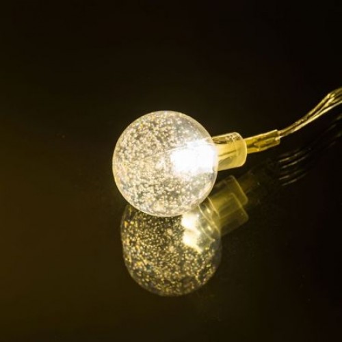 Светодиодная гирлянда Perfeo Шар 4" , 10 LED, пластик, 1.5 м, 2хАА (PF_A4921)"