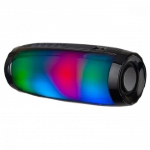 Bluetooth колонка Perfeo FLARE, 10 Вт, MP3/FM/AUX, подсветка, чёрная (PF_B4702)