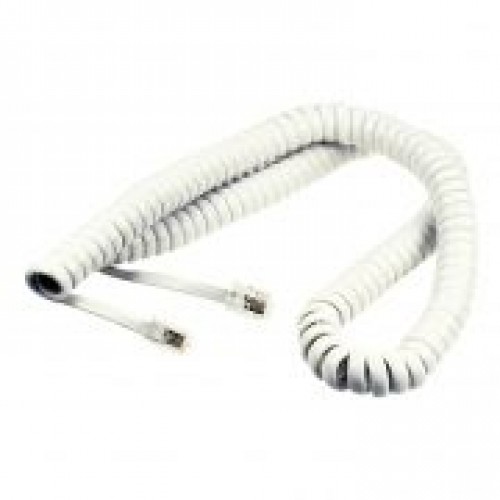 Кабель телефонный витой 4p4c RJ10, 3 м, белый, Premier (6-410)