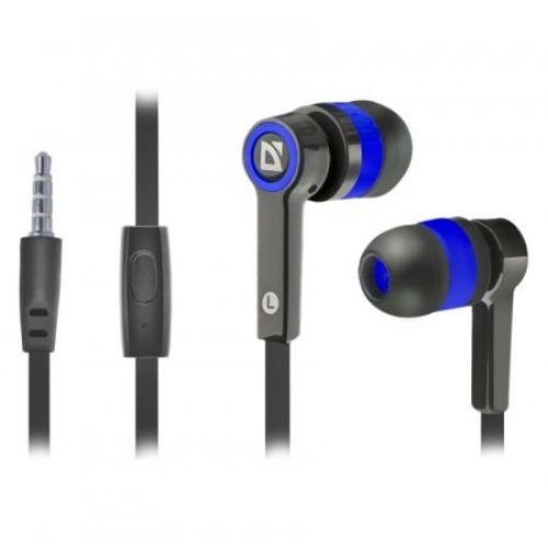 Гарнитура Defender Pulse-420 для мобильных устройств, черно-синяя (63423)