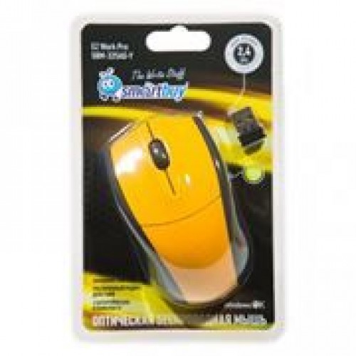 Мышь беспроводная Smartbuy 325AG Yellow USB (SBM-325AG-Y)