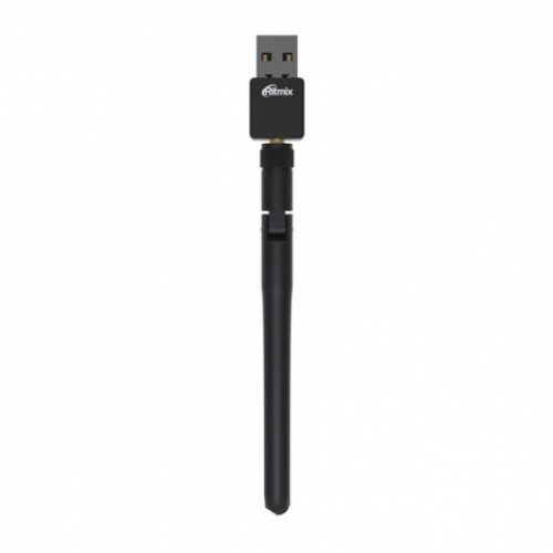 USB-адаптер 802.11n Ritmix RWA-220, 150 Мбит/c, внешняя антенна 3дБ