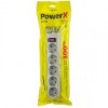 Сетевой фильтр Perfeo POWERX, 1.8 м, 5 розеток, серый (PF_A4715)