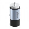 Зарядное автомобильное устройство Ritmix RM-5231 Gunshell, 3.1A 2xUSB, серое