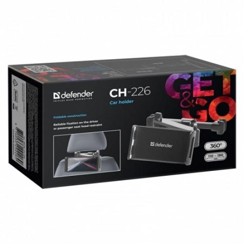 Держатель автомобильный на подголовник, 110-190 мм, Defender CH-226 (29226)