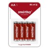 Батарейка AA Smartbuy LR6/4B Ultra Alkaline, 4шт, блистер (SBBA-2A04B)