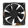 Вентилятор 80 x 80 x 25, 3 pin, 12V, подшипник качения, кабель 25-30 см, Gembird (FANCASE/BALL)
