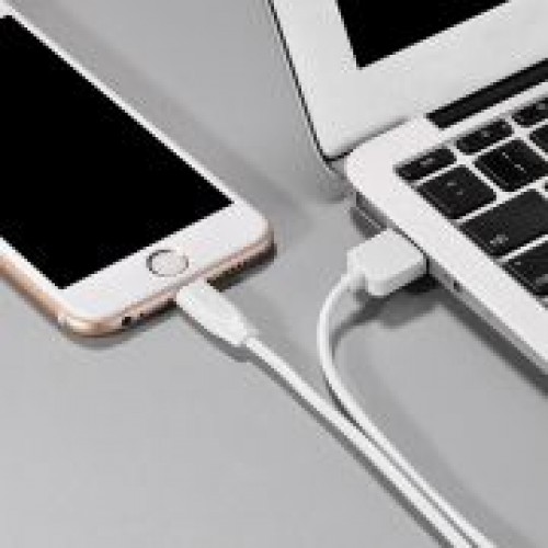 Кабель USB 2.0 Am=>Apple 8 pin Lightning, 3.0 м, белый, Hoco X1 Rapid Charging