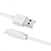 Кабель USB 2.0 Am=>Apple 8 pin Lightning, 3.0 м, белый, Hoco X1 Rapid Charging