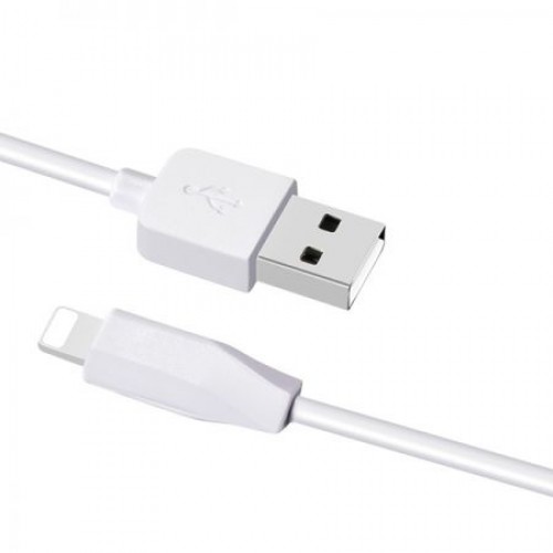 Кабель USB 2.0 Am=>Apple 8 pin Lightning, 3.0 м, белый, Hoco X1 Rapid Charging