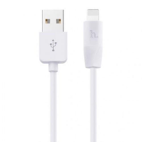Кабель USB 2.0 Am=>Apple 8 pin Lightning, 3.0 м, белый, Hoco X1 Rapid Charging