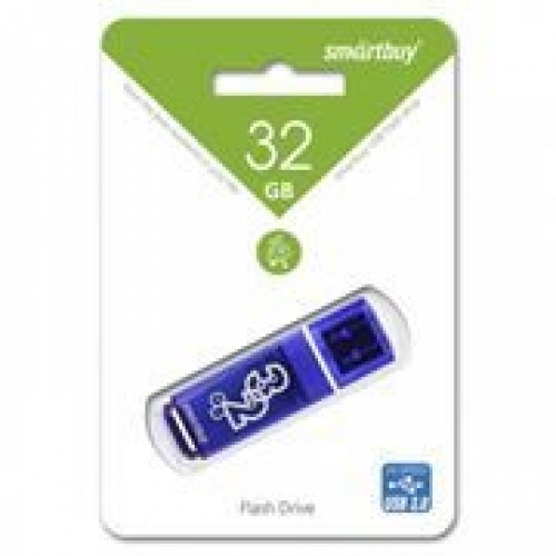 32Gb Smartbuy Glossy Dark Blue USB 3.0 (SB32GBGS-DB)