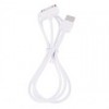 Кабель USB 2.0 Am=>Apple 30 pin, 1 м, белый, Hoco X1 Rapid