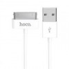 Кабель USB 2.0 Am=>Apple 30 pin, 1 м, белый, Hoco X1 Rapid