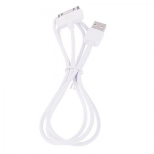 Кабель USB 2.0 Am=>Apple 30 pin, 1 м, белый, Hoco X1 Rapid